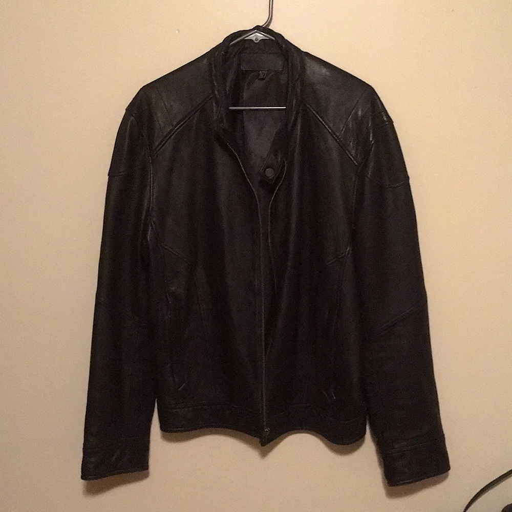Seven for all Mankind leather jacket.